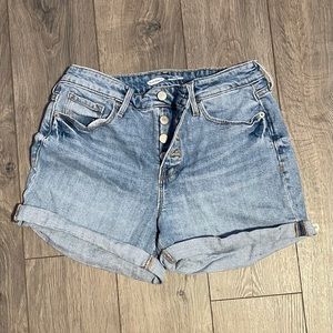 Light Wash Jean Shorts